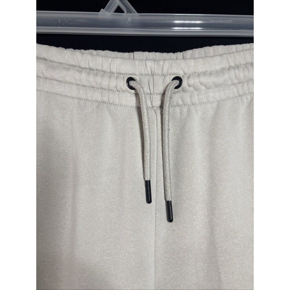 NWOT Reebok Joggers 3x Men’s Beige/white Logo Pockets Drawstring - Picture 2 of 11